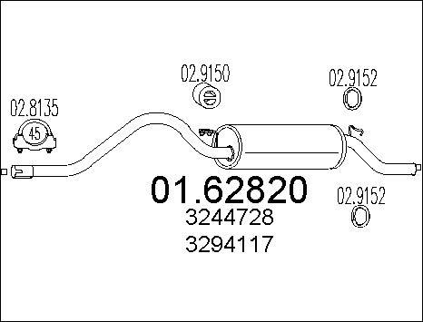 MTS 01.62820 - Zadnji Ispušni lonac www.molydon.hr