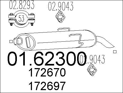 MTS 01.62300 - Zadnji Ispušni lonac www.molydon.hr