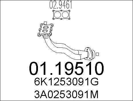 MTS 01.19510 - Ispušna cijev www.molydon.hr