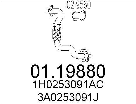 MTS 01.19880 - Ispušna cijev www.molydon.hr