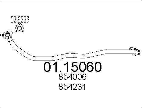 MTS 01.15060 - Ispušna cijev www.molydon.hr