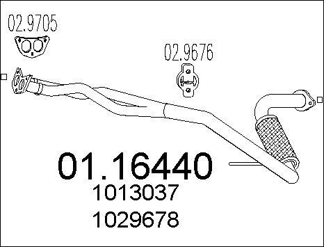 MTS 01.16440 - Ispušna cijev www.molydon.hr