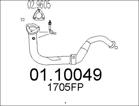 MTS 01.10049 - Ispušna cijev www.molydon.hr