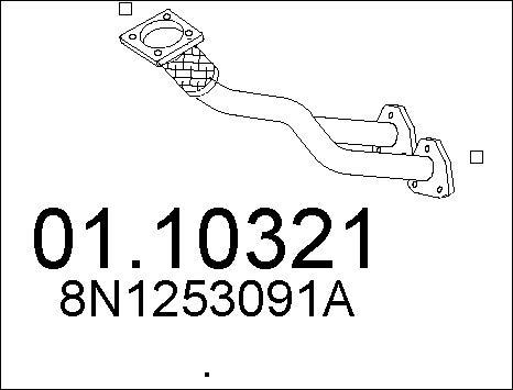 MTS 01.10321 - Ispušna cijev www.molydon.hr