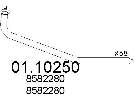 MTS 01.10250 - Ispušna cijev www.molydon.hr