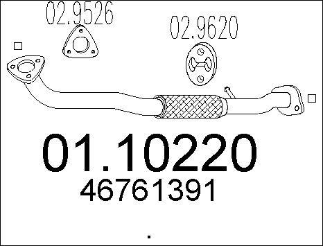 MTS 01.10220 - Ispušna cijev www.molydon.hr