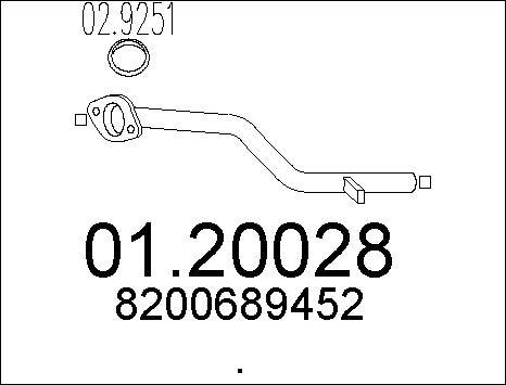 MTS 01.20028 - Ispušna cijev www.molydon.hr
