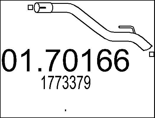 MTS 01.70166 - Ispušna cijev www.molydon.hr