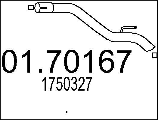 MTS 01.70167 - Ispušna cijev www.molydon.hr