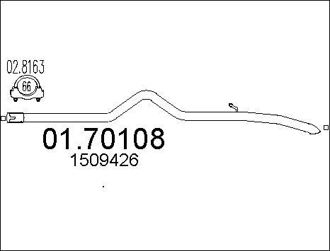 MTS 01.70108 - Ispušna cijev www.molydon.hr