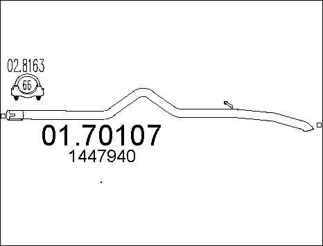 MTS 01.70107 - Ispušna cijev www.molydon.hr