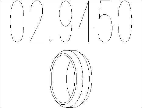 MTS 02.9450 - Brtveni prsten, Ispušna Cijev www.molydon.hr