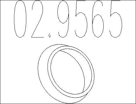 MTS 02.9565 - Brtveni prsten, Ispušna Cijev www.molydon.hr