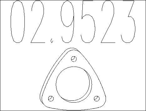 MTS 02.9523 - Brtva, Ispušna Cijev www.molydon.hr