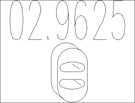 MTS 02.9625 - Držač, Ispušni sistem www.molydon.hr