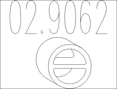 MTS 02.9062 - Držač, Ispušni sistem www.molydon.hr