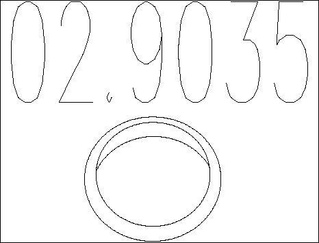 MTS 02.9035 - Brtveni prsten, Ispušna Cijev www.molydon.hr