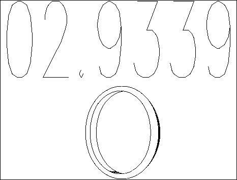 MTS 02.9339 - Brtveni prsten, Ispušna Cijev www.molydon.hr