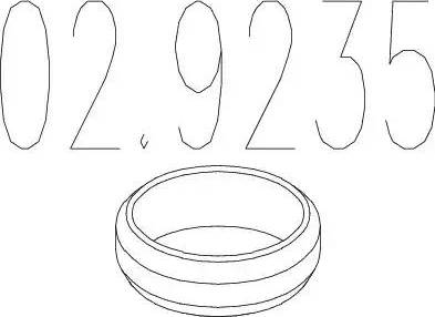 MTS 02.9235 - Brtveni prsten, Ispušna Cijev www.molydon.hr
