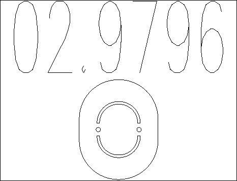 MTS 02.9796 - Držač, Ispušni sistem www.molydon.hr