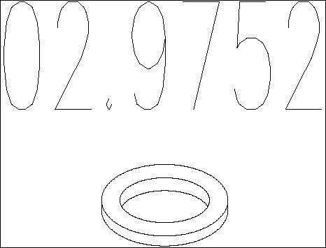 MTS 02.9752 - Brtveni prsten, Ispušna Cijev www.molydon.hr