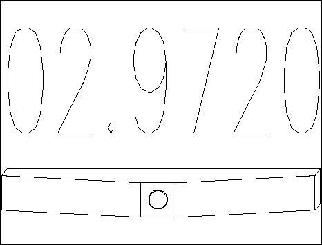 MTS 02.9720 - Držač, Ispušni sistem www.molydon.hr