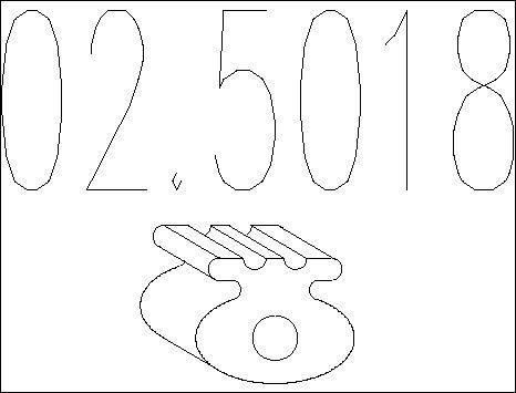 MTS 02.5018 - Držač, Ispušni sistem www.molydon.hr