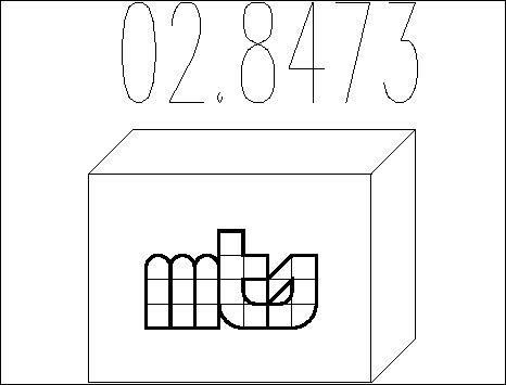 MTS 02.8473 - Garnitura za montažu, Ispušni lonac www.molydon.hr