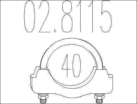 MTS 02.8115 - Cijevne spojnice, Ispušni sistem www.molydon.hr