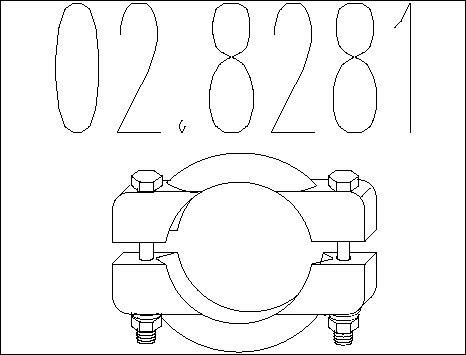 MTS 02.8281 - Cijevne spojnice, Ispušni sistem www.molydon.hr