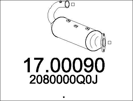 MTS 17.00090 - DPF filter, filter čestica www.molydon.hr