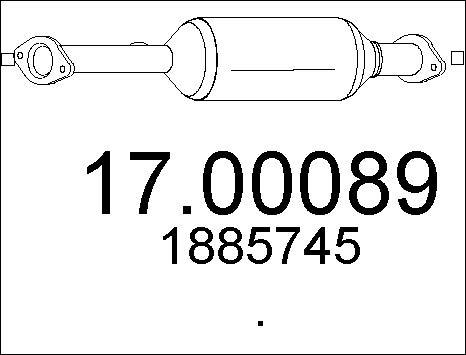 MTS 17.00089 - DPF filter, filter čestica www.molydon.hr