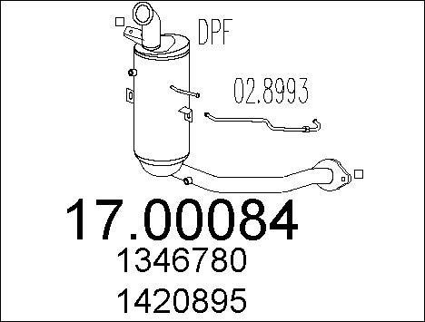 MTS 17.00084 - DPF filter, filter čestica www.molydon.hr