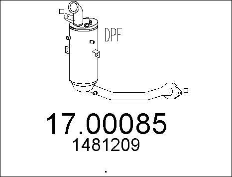 MTS 17.00085 - DPF filter, filter čestica www.molydon.hr