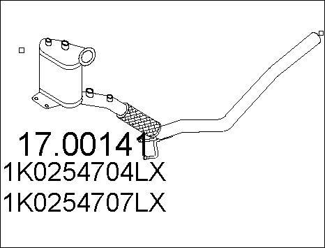 MTS 17.00141 - DPF filter, filter čestica www.molydon.hr