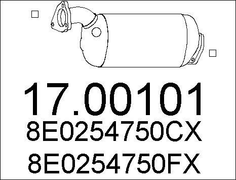 MTS 17.00101 - DPF filter, filter čestica www.molydon.hr