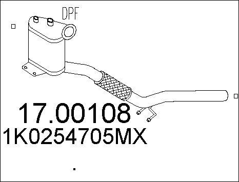 MTS 17.00108 - DPF filter, filter čestica www.molydon.hr