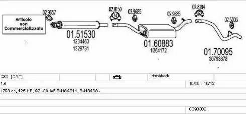 MTS C390302025132 - Ispušni sistem www.molydon.hr