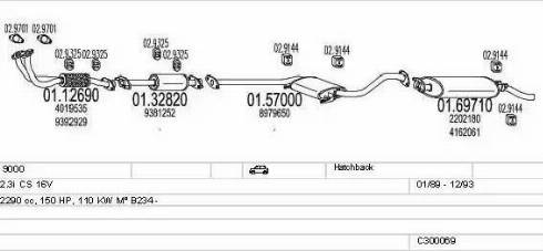 MTS C300069003655 - Ispušni sistem www.molydon.hr