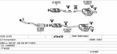 MTS C210469009780 - Ispušni sistem www.molydon.hr