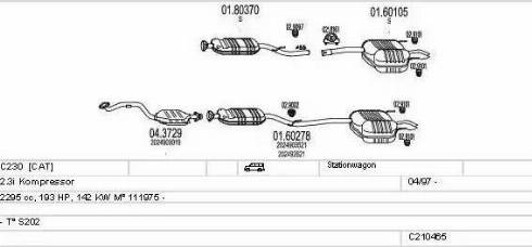 MTS C210465008073 - Ispušni sistem www.molydon.hr