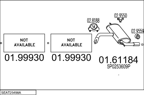 MTS SEAT25498A031708 - Ispušni sistem www.molydon.hr