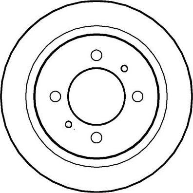 NATIONAL NBD537 - Kočioni disk www.molydon.hr