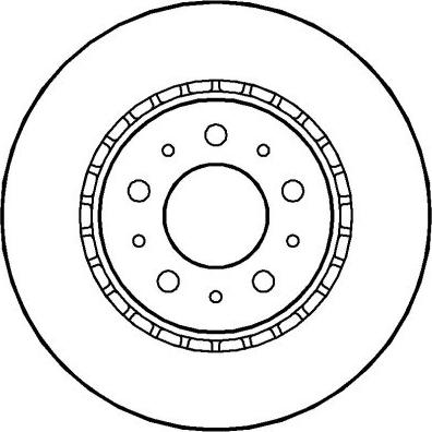 Akebono BN-0807 - Kočioni disk www.molydon.hr