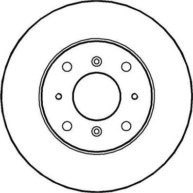 NATIONAL NBD061 - Kočioni disk www.molydon.hr