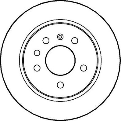 NATIONAL NBD057 - Kočioni disk www.molydon.hr