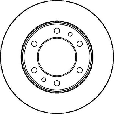 NATIONAL NBD343 - Kočioni disk www.molydon.hr