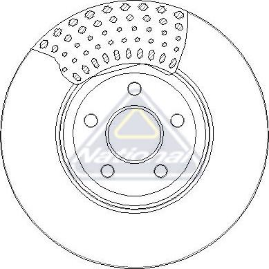 National NBD2234 - Kočioni disk www.molydon.hr