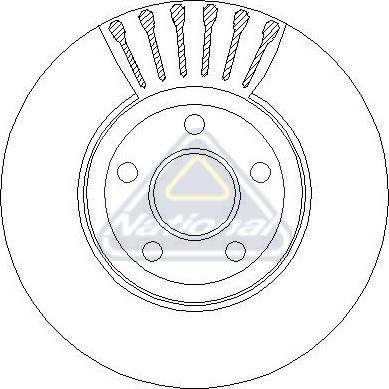 National NBD2230 - Kočioni disk www.molydon.hr