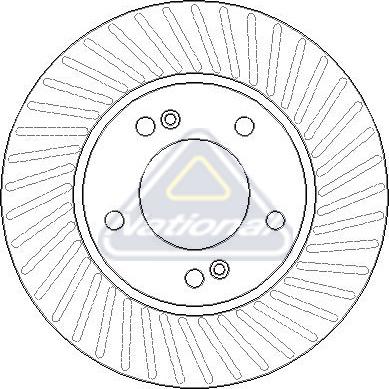 National NBD2238 - Kočioni disk www.molydon.hr